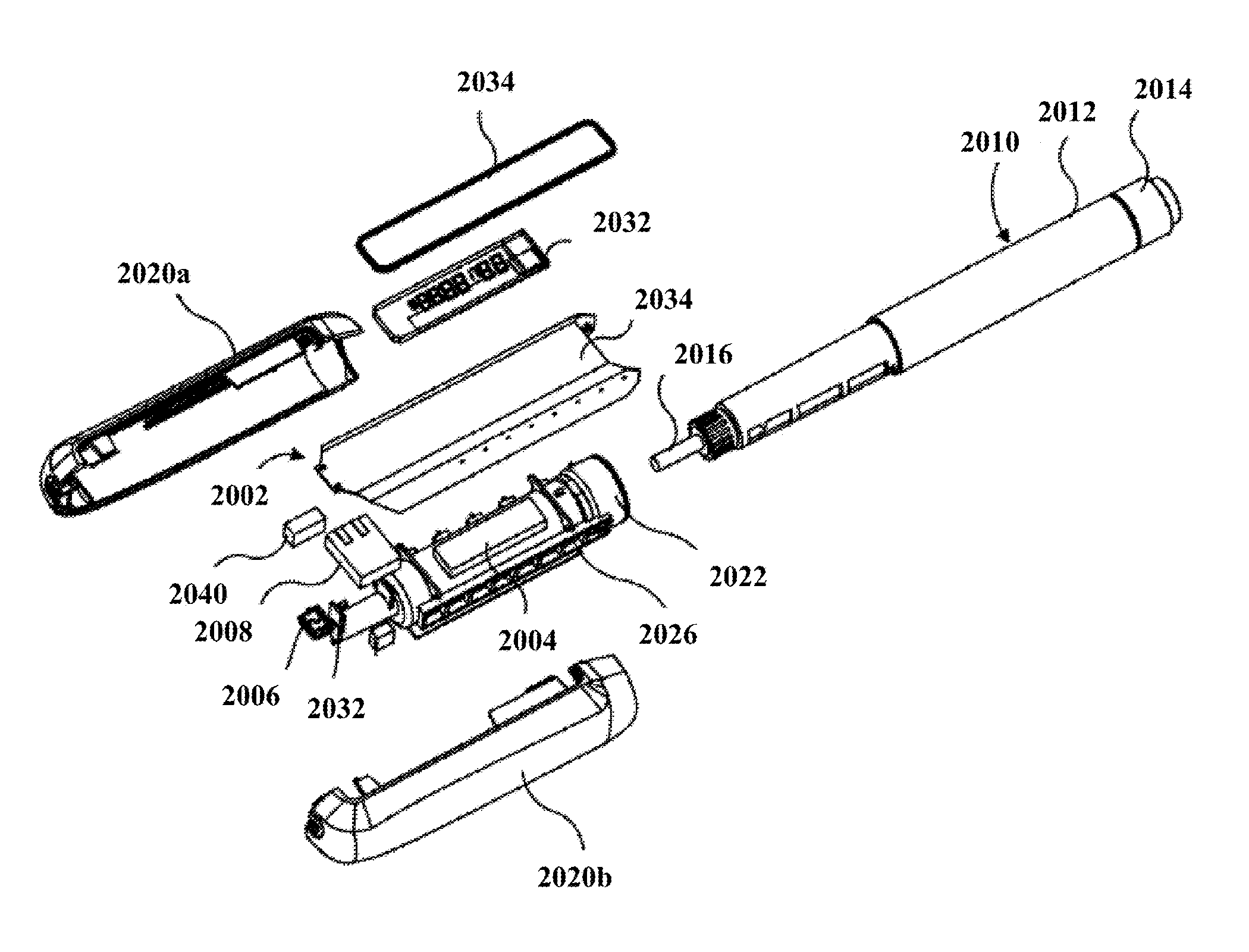 Exploded view of Gocap's components